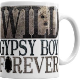 Baskı Dükkanı KB3302 Wild Gypsy Boy Forever Porselen Kupa Bardak