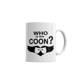 Baskı Dükkanı KB3305 Who Is The Coon Porselen Kupa Bardak