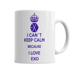 Baskı Dükkanı KB331 Exo I Cant Keep Calm Porselen Kupa Bardak