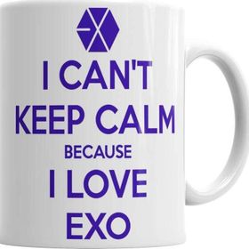 Baskı Dükkanı KB331 Exo I Cant Keep Calm Porselen Kupa Bardak