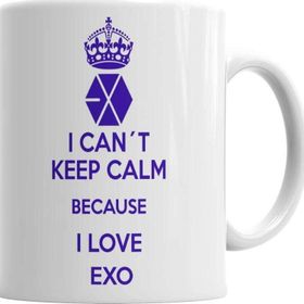 Baskı Dükkanı KB331 Exo I Cant Keep Calm Porselen Kupa Bardak