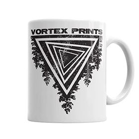 Baskı Dükkanı KB3320 Vortex Prints Logo Porselen Kupa Bardak