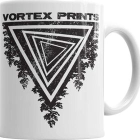 Baskı Dükkanı KB3320 Vortex Prints Logo Porselen Kupa Bardak