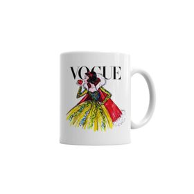 Baskı Dükkanı KB3329 Vogue Princess Porselen Kupa Bardak