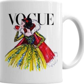Baskı Dükkanı KB3329 Vogue Princess Porselen Kupa Bardak