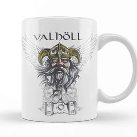 Baskı Dükkanı KB3339 Viking Porselen Kupa Bardak