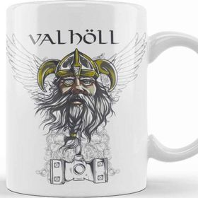 Baskı Dükkanı KB3339 Viking Porselen Kupa Bardak