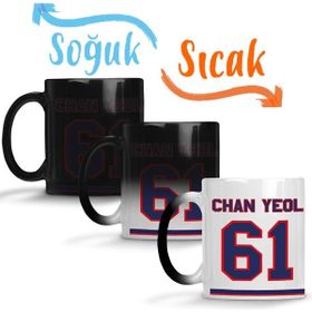 Baskı Dükkanı KB334 Exo Chanyeol 61 Porselen Kupa Bardak