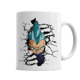 Baskı Dükkanı KB3347 Vegeta Blue Porselen Kupa Bardak