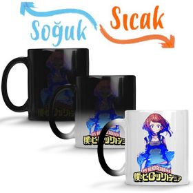 Baskı Dükkanı KB3352 Uraraka Ochako Boku No Hero Academia Porselen Kupa Bardak