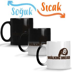 Baskı Dükkanı KB3362 The Walking Dread Marrom Porselen Kupa Bardak
