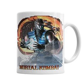 Baskı Dükkanı KB3385 Sub Zero Mortal Kombat Game Porselen Kupa Bardak
