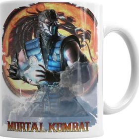 Baskı Dükkanı KB3385 Sub Zero Mortal Kombat Game Porselen Kupa Bardak