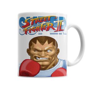 Baskı Dükkanı KB3391 Street Fighter 2 Balrog Porselen Kupa Bardak