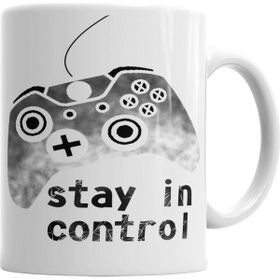 Baskı Dükkanı KB3399 Stay In Control Porselen Kupa Bardak
