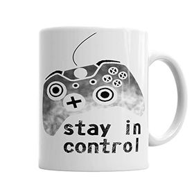 Baskı Dükkanı KB3399 Stay In Control Porselen Kupa Bardak