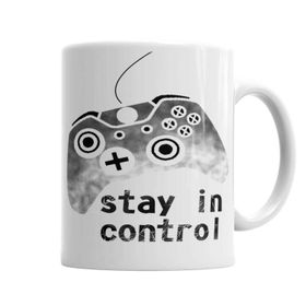 Baskı Dükkanı KB3399 Stay In Control Porselen Kupa Bardak