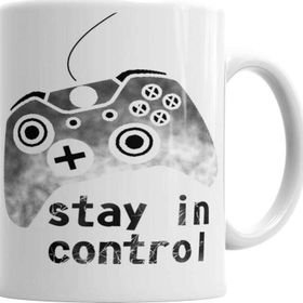 Baskı Dükkanı KB3399 Stay In Control Porselen Kupa Bardak