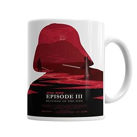 Baskı Dükkanı KB3400 Star Warsrevenge Of Sith Porselen Kupa Bardak