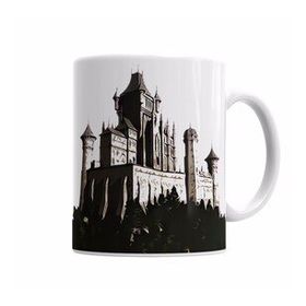 Baskı Dükkanı KB3403 Castelo Medieval Porselen Kupa Bardak