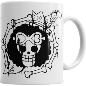 Baskı Dükkanı KB3424 Brook One Piece Porselen Kupa Bardak