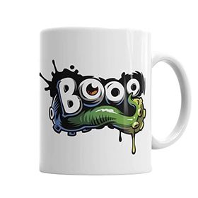 Baskı Dükkanı KB3430 Booo Porselen Kupa Bardak