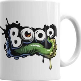 Baskı Dükkanı KB3430 Booo Porselen Kupa Bardak