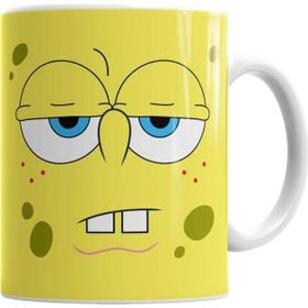 Baskı Dükkanı KB3440 Bob Esponja Sünger Bob Porselen Kupa Bardak