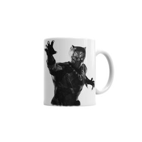 Baskı Dükkanı KB3445 Black Panther Pantera Negra Porselen Kupa Bardak