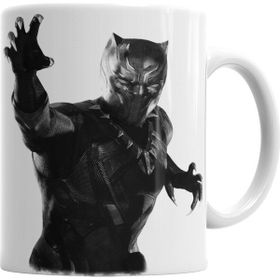 Baskı Dükkanı KB3445 Black Panther Pantera Negra Porselen Kupa Bardak