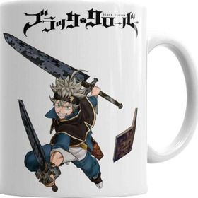 Baskı Dükkanı KB3451 Black Clover Anime Porselen Kupa Bardak
