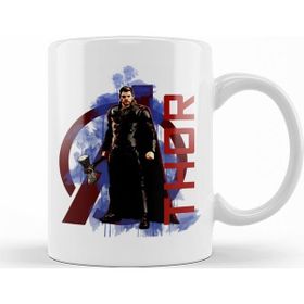 Baskı Dükkanı KB3477 Avengers Thor Porselen Kupa Bardak