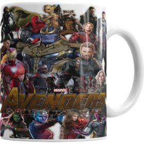 Baskı Dükkanı KB3479 Avengers Infinity War Exclusiva Nerd Word Porselen Kupa Bardak