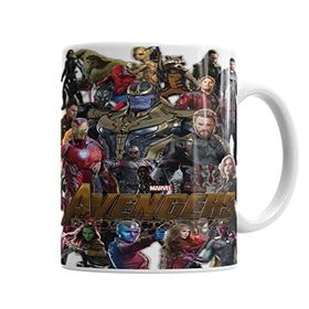 Baskı Dükkanı KB3479 Avengers Infinity War Exclusiva Nerd Word Porselen Kupa Bardak
