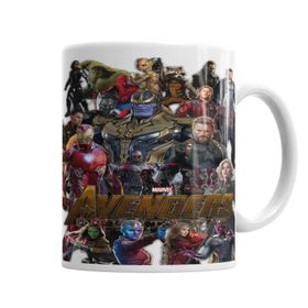 Baskı Dükkanı KB3479 Avengers Infinity War Exclusiva Nerd Word Porselen Kupa Bardak