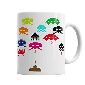 Baskı Dükkanı KB3484 Atari Galaxia Porselen Kupa Bardak