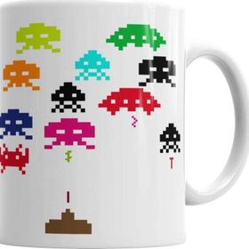 Baskı Dükkanı KB3484 Atari Galaxia Porselen Kupa Bardak