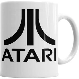 Baskı Dükkanı KB3485 Atari Logo Vintage 01 Porselen Kupa Bardak