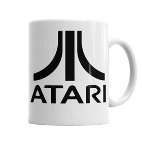 Baskı Dükkanı KB3485 Atari Logo Vintage 01 Porselen Kupa Bardak