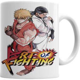 Baskı Dükkanı KB3494 Art Of Fighting Ryo E Robert Porselen Kupa Bardak