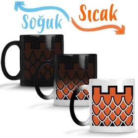 Baskı Dükkanı KB3495 Art Estampas Camisetas R6 Castle Porselen Kupa Bardak