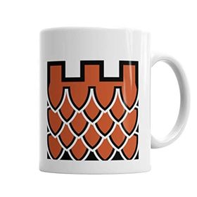 Baskı Dükkanı KB3495 Art Estampas Camisetas R6 Castle Porselen Kupa Bardak