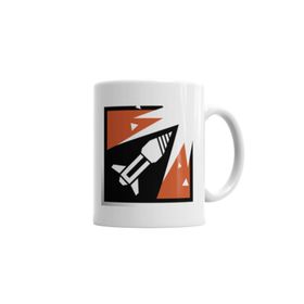 Baskı Dükkanı KB3496 Art Estampas Camisetas R6 Ash Porselen Kupa Bardak