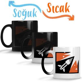 Baskı Dükkanı KB3496 Art Estampas Camisetas R6 Ash Porselen Kupa Bardak