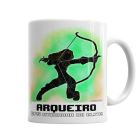 Baskı Dükkanı KB3497 Arqueiro Rpg Porselen Kupa Bardak