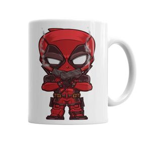 Baskı Dükkanı KB3514 Deadpool Kıd Porselen Kupa Bardak