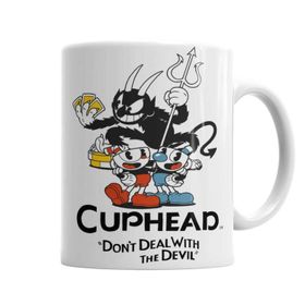 Baskı Dükkanı KB3532 Cuphead Dont Dealwith The Devil Porselen Kupa Bardak