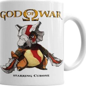 Baskı Dükkanı KB3534 Cubone Kratos Porselen Kupa Bardak