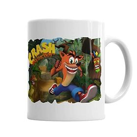 Baskı Dükkanı KB3540 Crash Bandicoot Porselen Kupa Bardak
