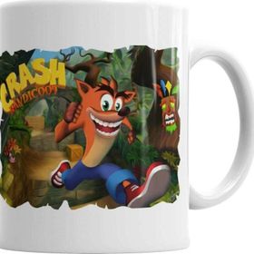 Baskı Dükkanı KB3540 Crash Bandicoot Porselen Kupa Bardak